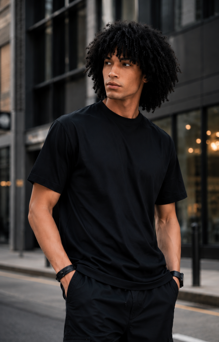 Black Oversize T-shirt