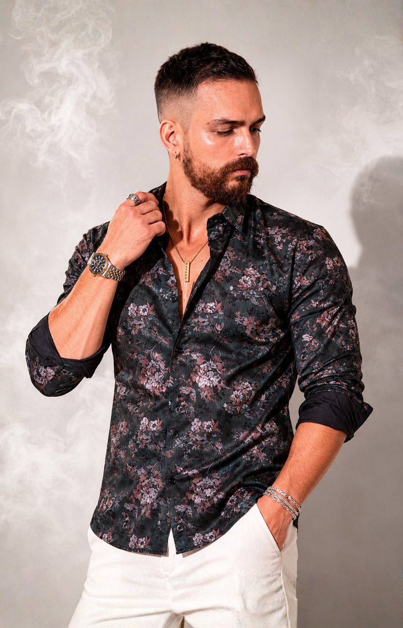 Midnight Bloom Shirt