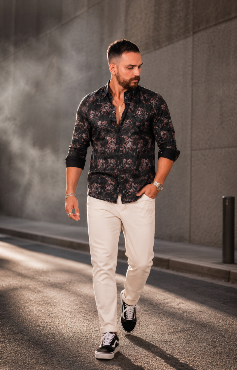 Midnight Bloom Shirt