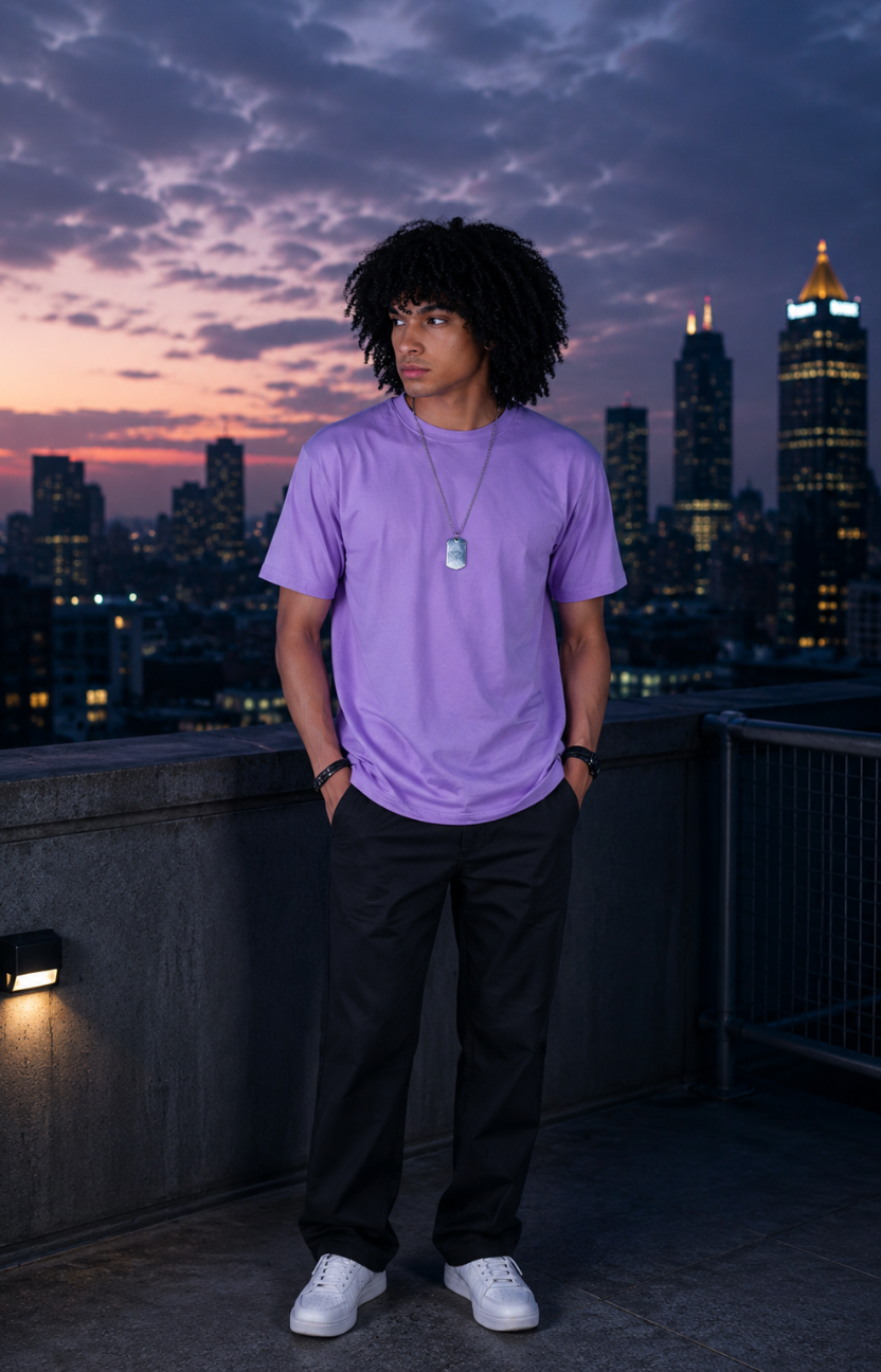 Lavender Oversize T-shirt