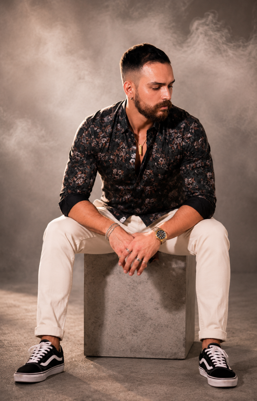 Midnight Bloom Shirt