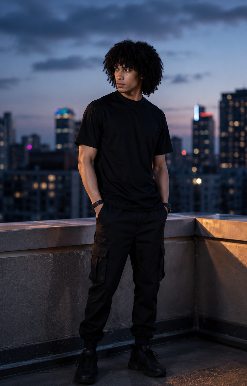Black Oversize T-shirt