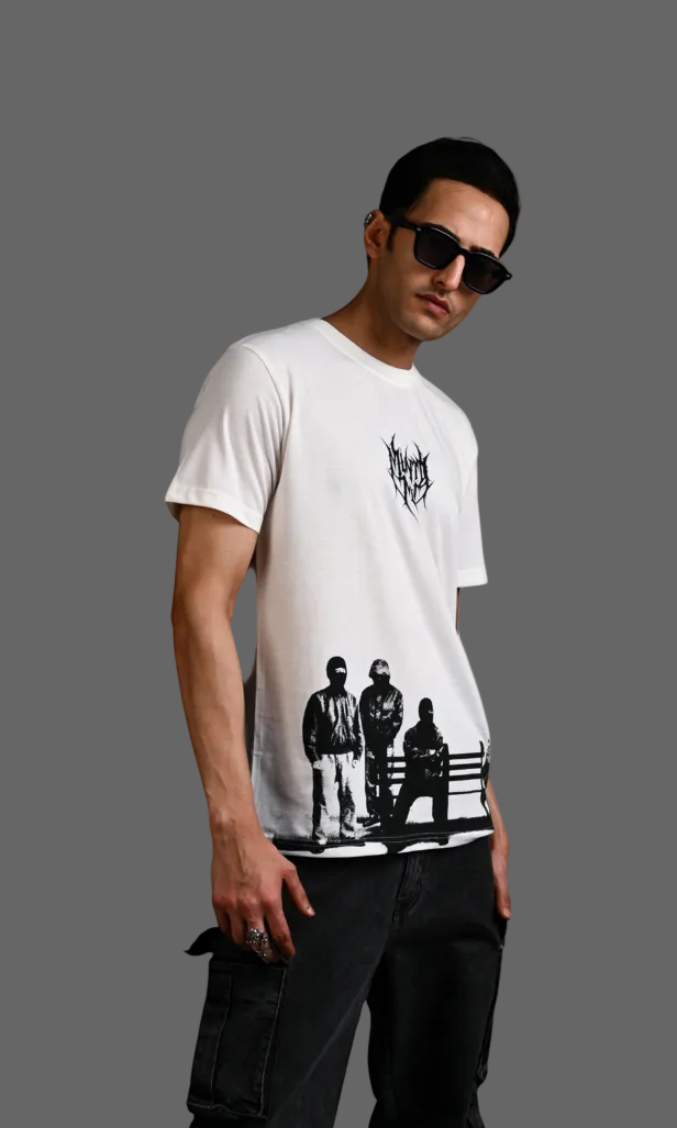 Dark Crew Minimal Graphic T-Shirt