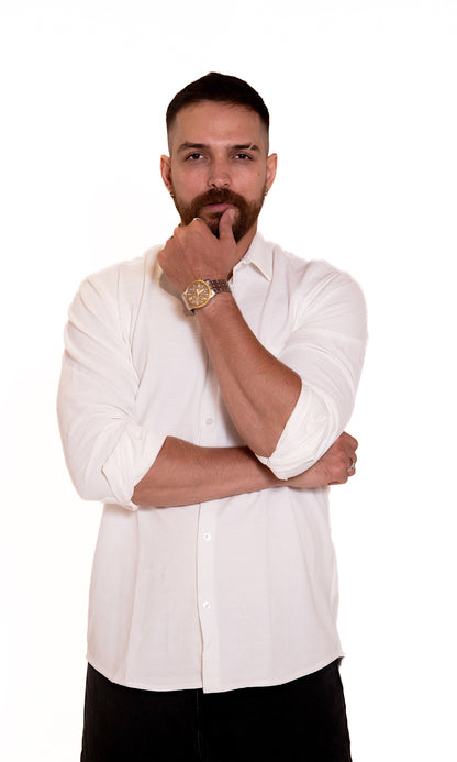 White Collar Rogue Shirt