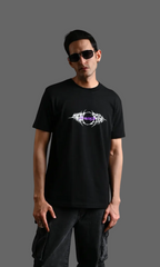 Dark Gothic Skull Back Print T-Shirt