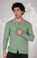 Pistachio Knitted Shirt