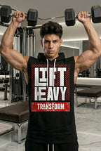Lift Heavy Black Oversize Vest
