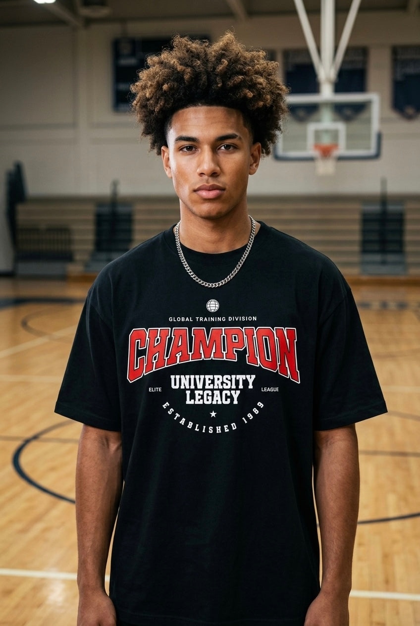 Champion black Oversize T-shirt