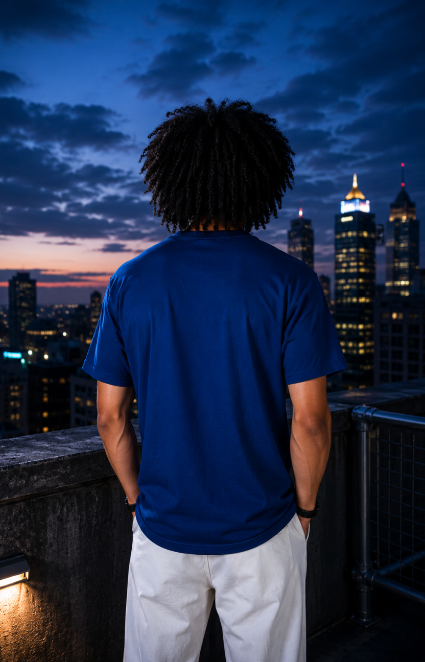 Royal Blue Oversize T-shirt