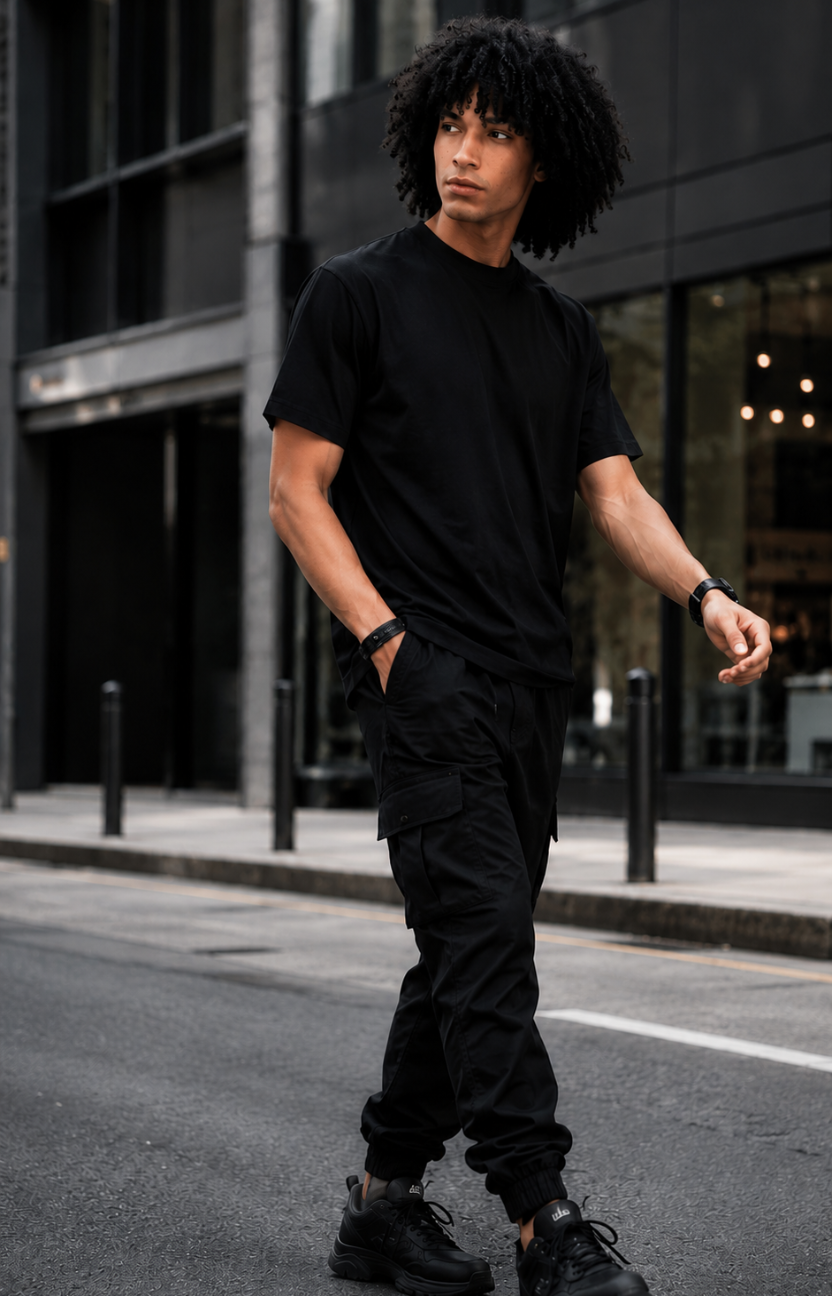 Black Oversize T-shirt