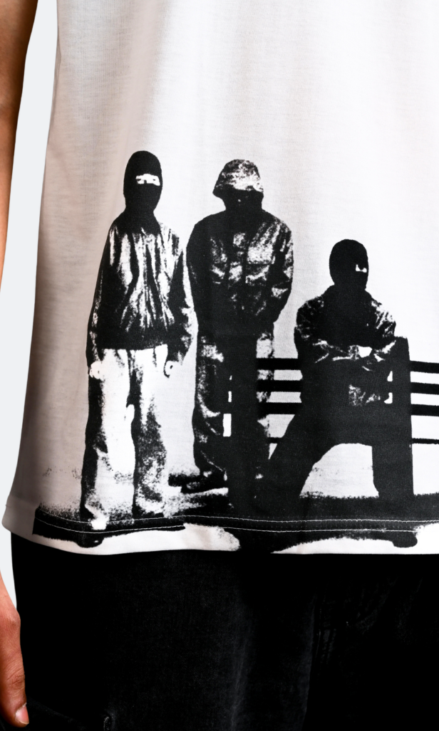 Dark Crew Minimal Graphic T-Shirt