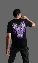 Dark Gothic Skull Back Print T-Shirt