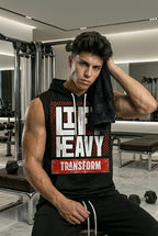 Lift Heavy Black Oversize Vest