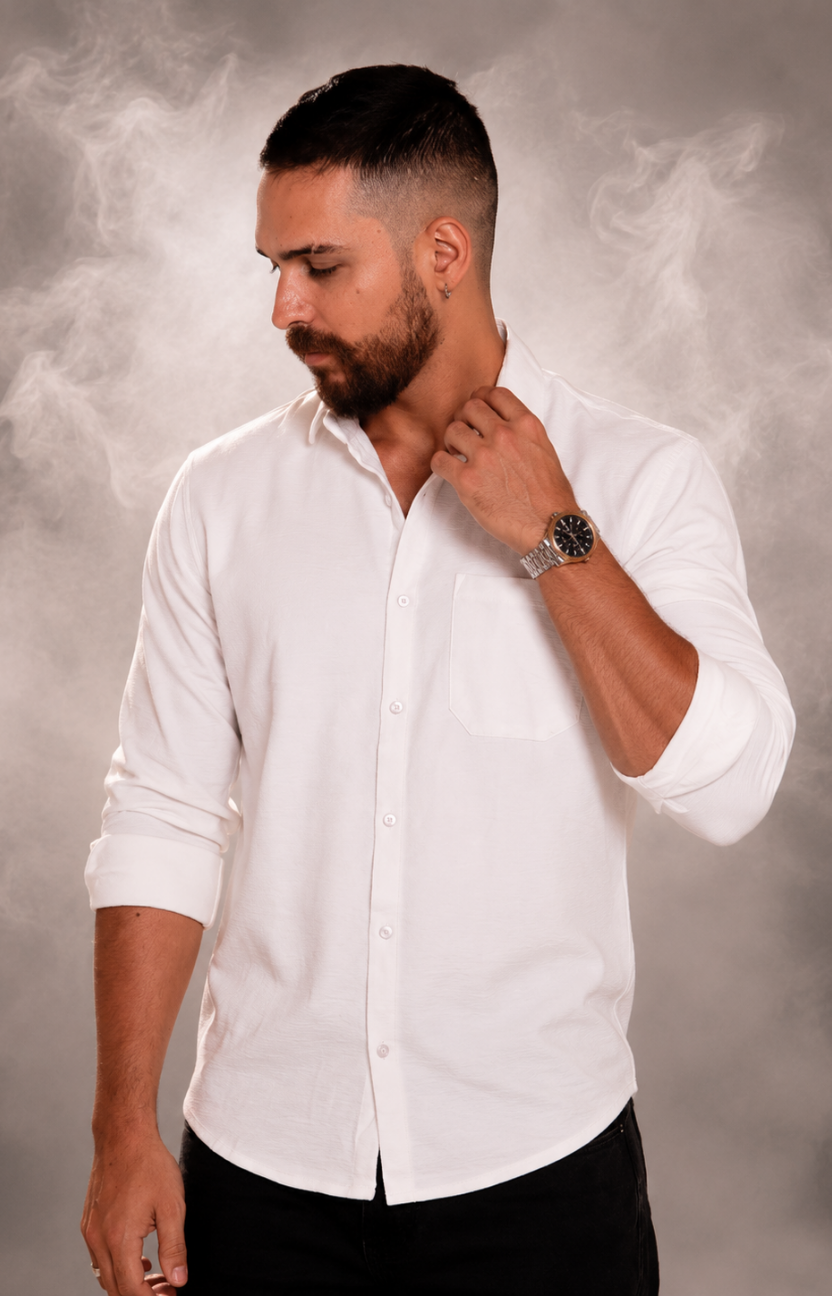 White Collar Rogue Shirt