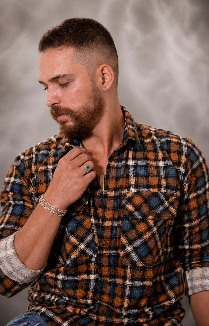 Rough Grid Shirt