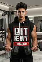 Lift Heavy Black Oversize Vest
