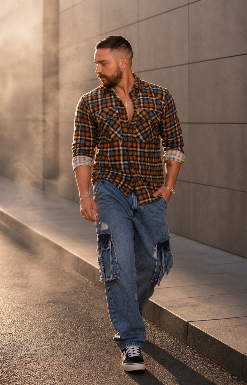 Rough Grid Shirt