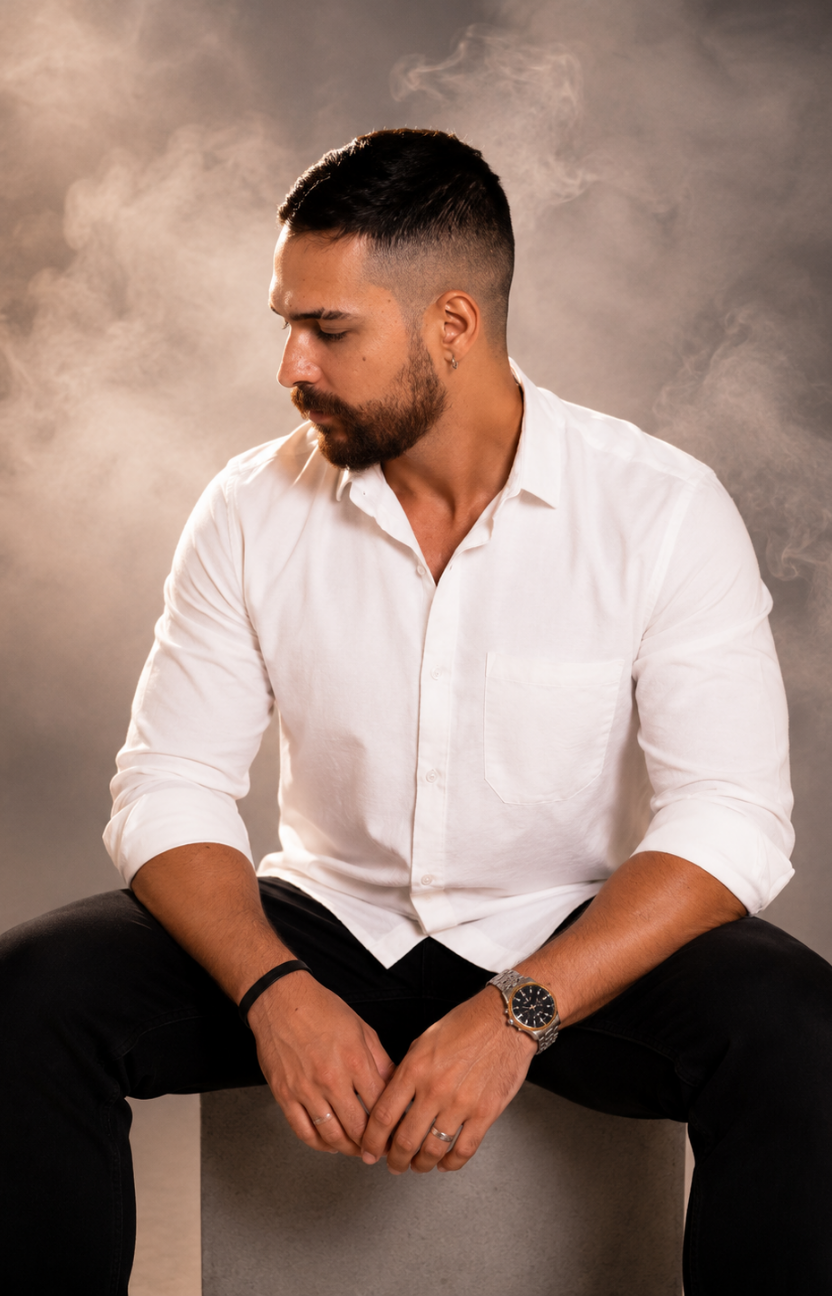 White Collar Rogue Shirt
