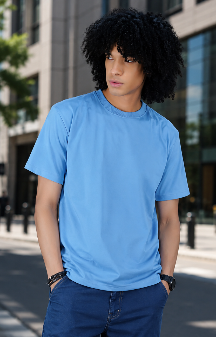Sky Blue Oversize T-shirt