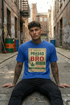 Pun Medicine Royal Blue Oversize T-shirt