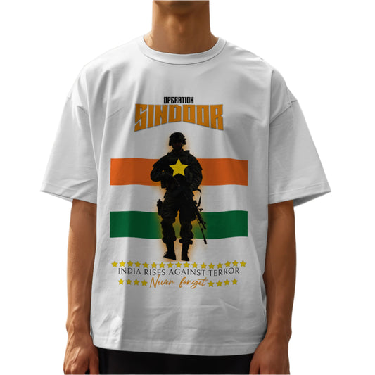 Operation Sindoor oversize T-shirt