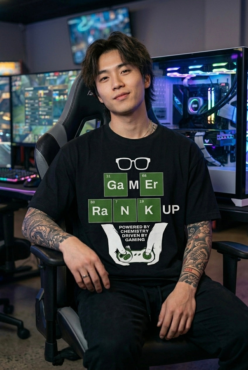 Gamer Black Oversize T-shirt