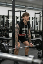 No Excuses Black Oversize Vest
