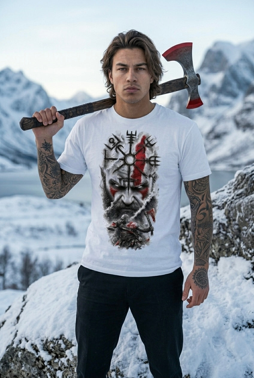 God of War White Oversize T-shirt