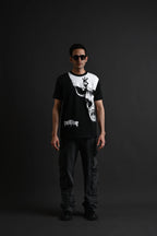 Trust Issue Skull Graphic Black T-Shirt