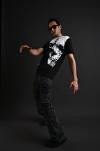 Trust Issue Skull Graphic Black T-Shirt