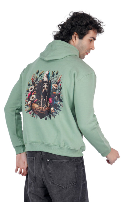 Bald Eagle Pistachio Oversize Hoodie