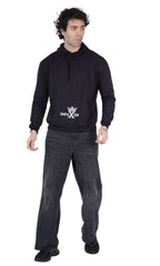 Paris Black Oversize Hoodie