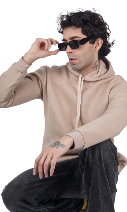 Dragon Beige Oversize Hoodie