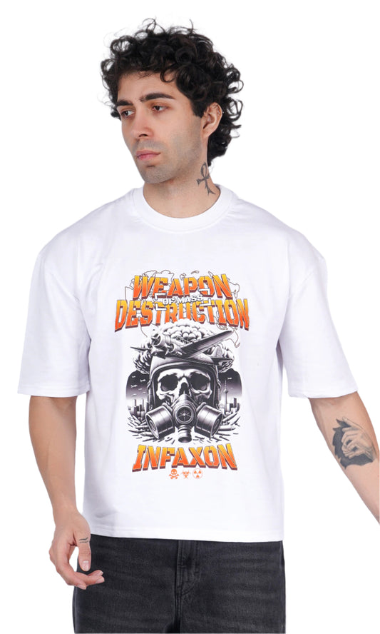 Weapon of Mass Destruction White Oversize T-shirt