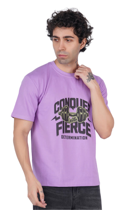 Conquer Lavender Oversize T-shirt