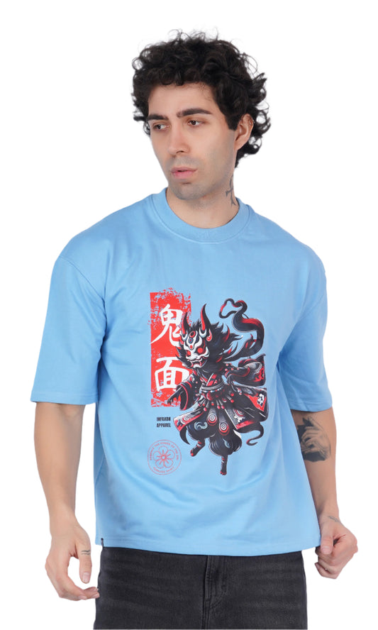 Onitsuka Sky Blue Oversize T-shirt