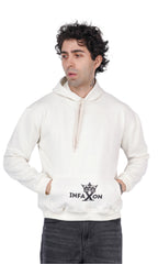 Dragon White Oversize Hoodie