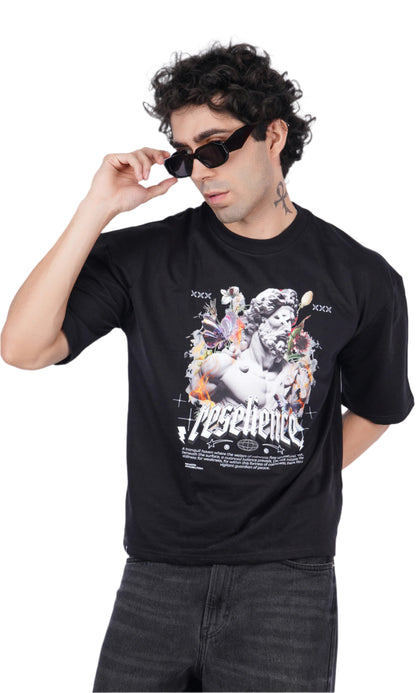Reselience Black Oversize T-shirt