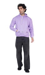 Peace Lavender Oversize Hoodie
