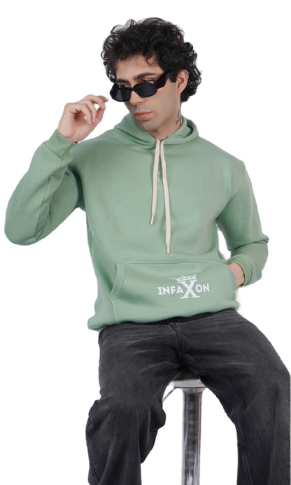 You Only Fail When You Stop Trying Pistachio Oversize Hoodie