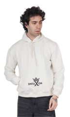 Bald Eagle White Oversize Hoodie