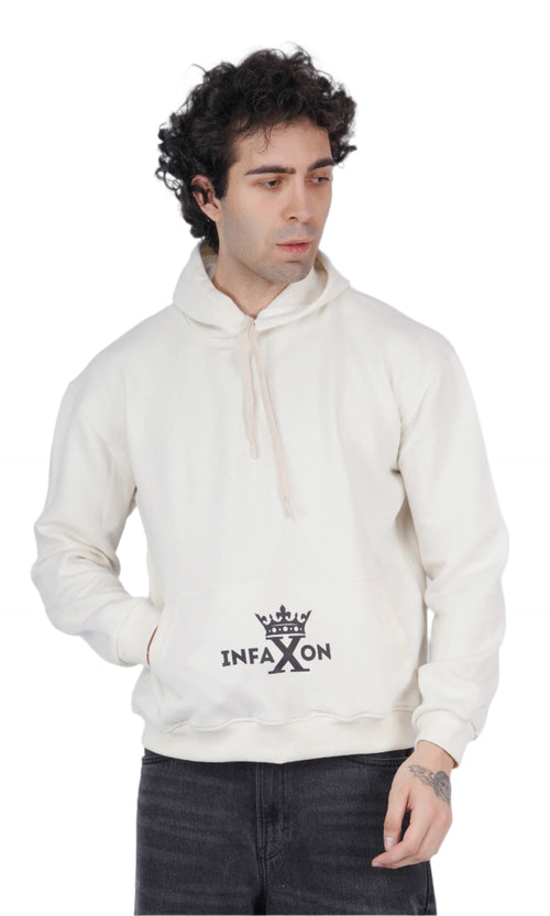Bald Eagle White Oversize Hoodie