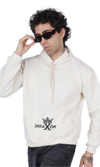 Bald Eagle White Oversize Hoodie