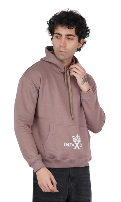 You Only Fail When You Stop Trying Chocolate Oversize Hoodie