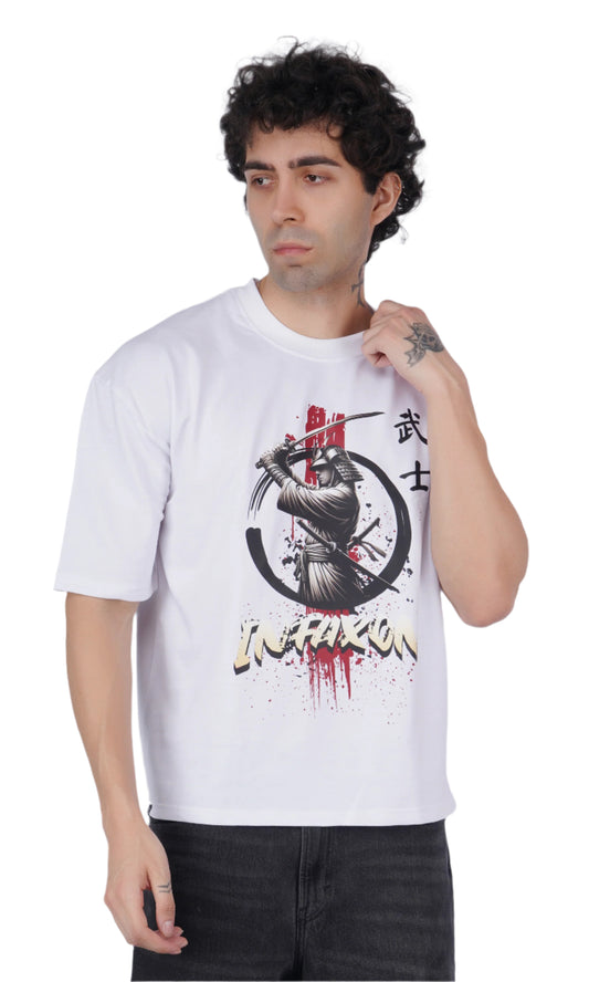 Samurai White Oversize T-shirt