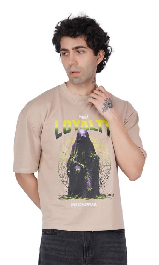 Loyalty Beige Oversize T-shirt
