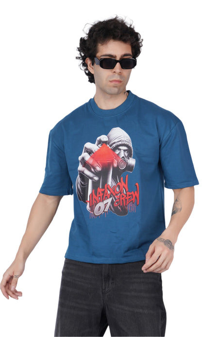 Crew Blue Oversize T-shirt