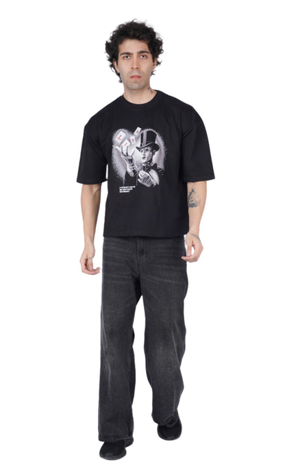 Magician Black Oversize T-shirt