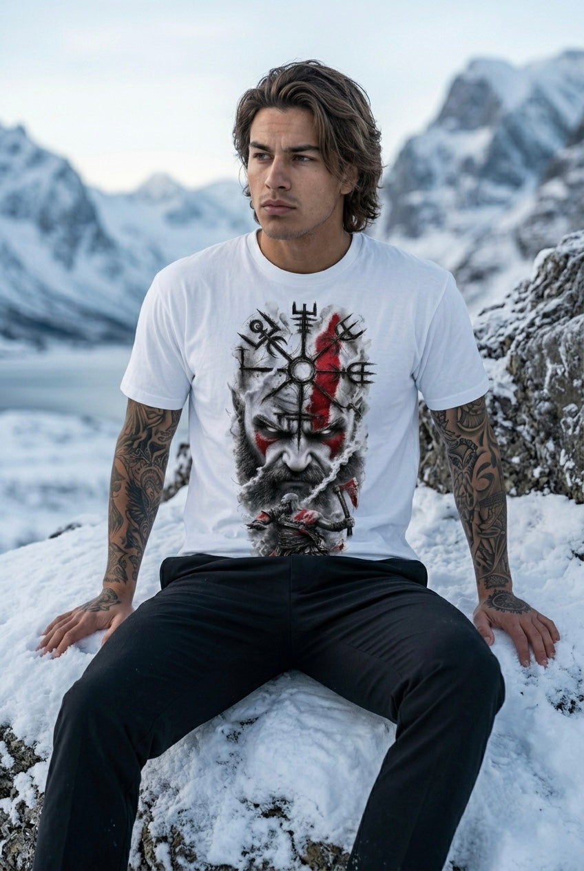 God of War White Oversize T-shirt