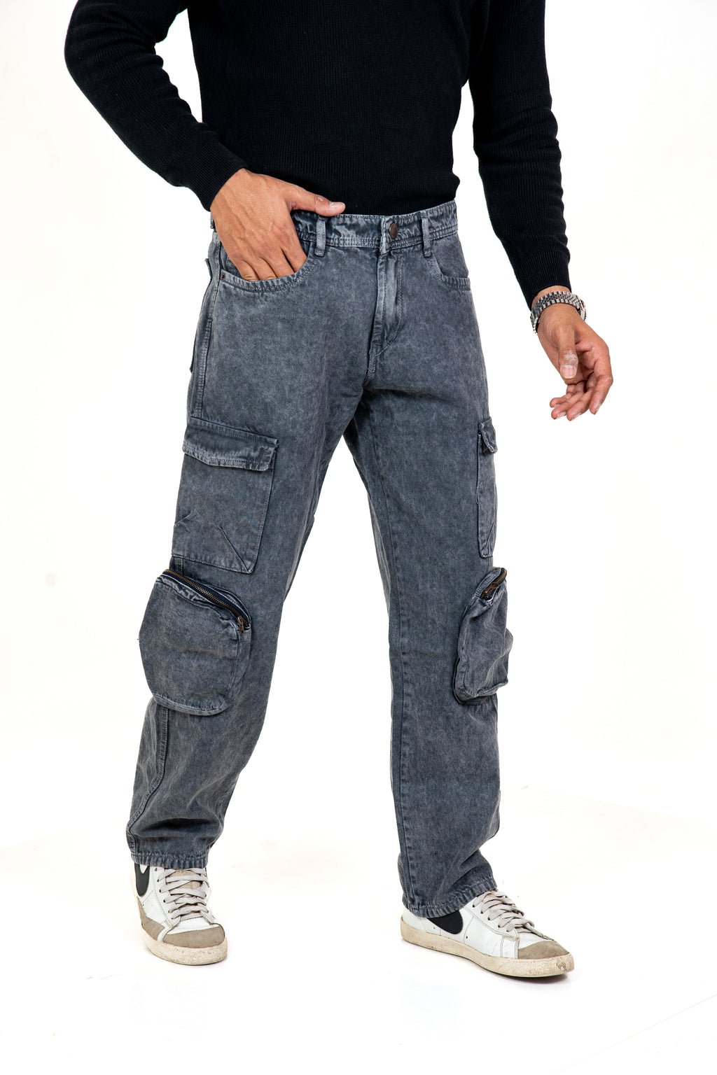 Gray Hound Denim Jeans